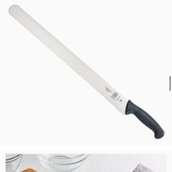 Mercer Culinary Millennia Black Handle 18” Wavy Edge Cake Slicer - Picture 7 of 12